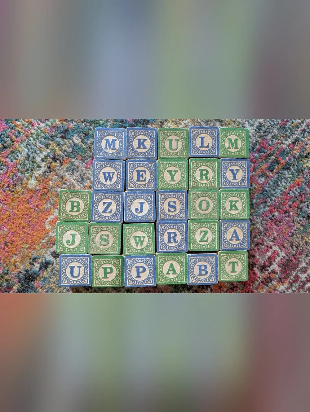 Uncle Goose 28 Wood Embossed POLISH ABC Blocks, Animals, Numbers, Letters